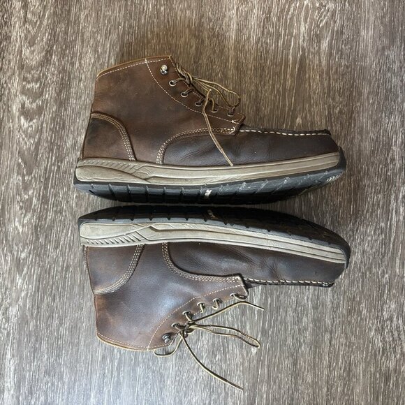 Carhartt‎ CMX4023 Boots Mens Size 13 Brown Chukka Oxford Moc Toe Work main image 12